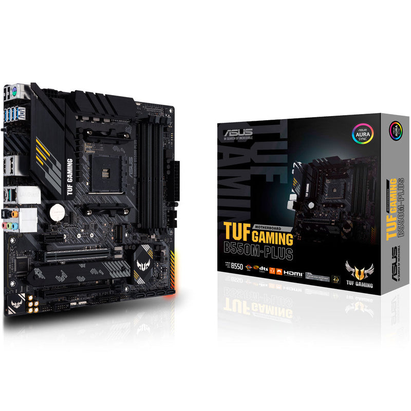 ASUS TUF Gaming B550M-Plus mATX Motherboard Socket AM4 AMD B550 TUF GAMING B550M-PLUS