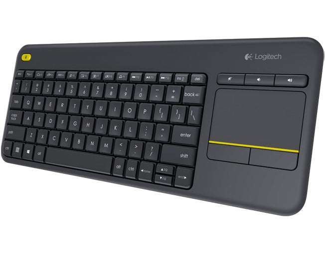 Logitech K400 Plus keyboard RF Wireless QWERTY Black