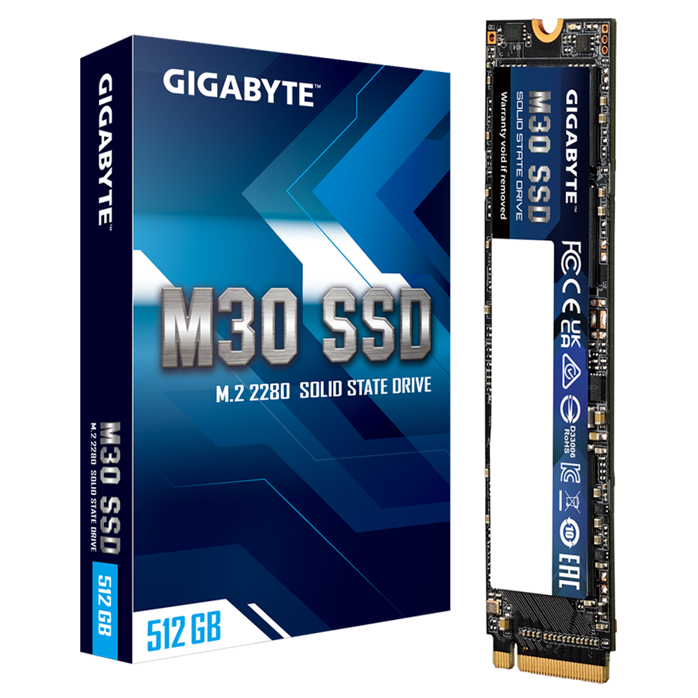 Gigabyte M30 M.2 512 GB PCI Express 3.0 3D TLC NAND NVMe