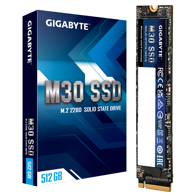 Gigabyte M30 M.2 512 GB PCI Express 3.0 3D TLC NAND NVMe