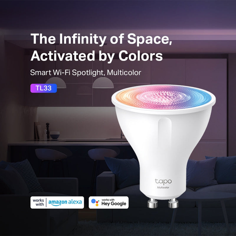 TP-Link TL33 Smart Wi-Fi Spotlight, Multicolor