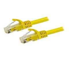Network Cable - 0.5M RJ45M to RJ45M Cat6 Cable - YELLOW