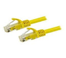 Network Cable - 0.5M RJ45M to RJ45M Cat6 Cable - YELLOW