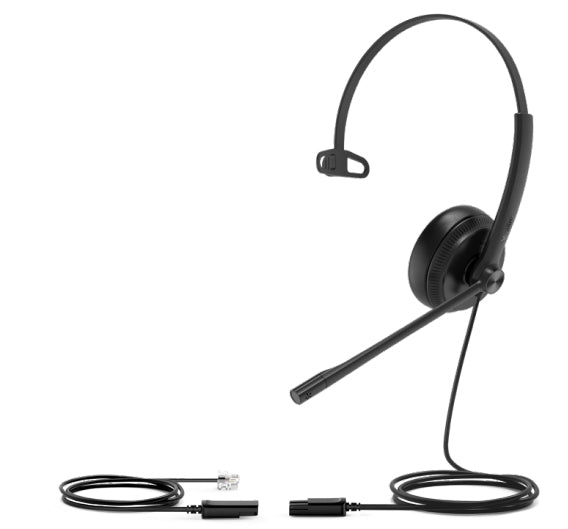 Yealink YHS34 Lite Headset Wired Head-band Calls/Music Black