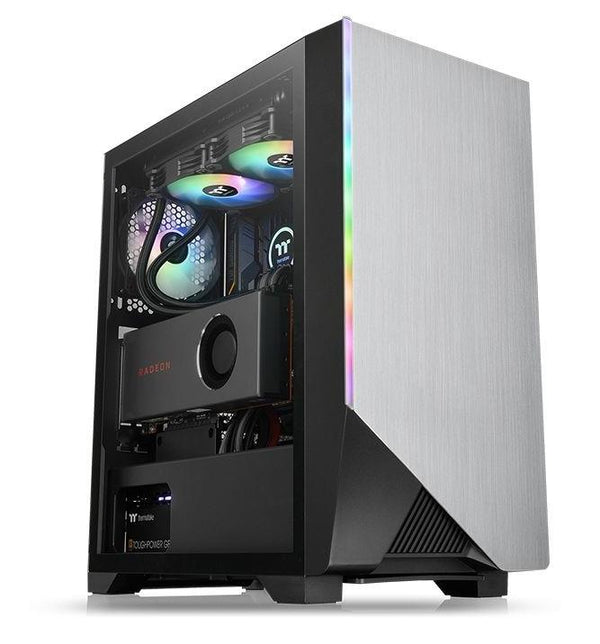 Thermaltake (CA-1P4-00M1WN-00) H550 TG ARGB Mid-Tower Black ATX Case, T/G