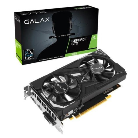 GALAX GTX 1650 EX (1-Click OC) 4GB GDDR6 Graphics Card