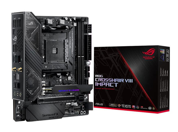 ASUS ROG CROSSHAIR VIII IMPACT X570 AM4 Mini-ITX Motherboard Socket AM4 ROG CROSSHAIR VIII IMPACT