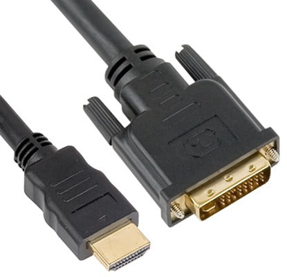 Astrotek HDMI to DVI-D Adapter Converter Cable 2m - Male to Male 30AWG OD6.0mm Gold Plated RoHS Black PVC Jacket