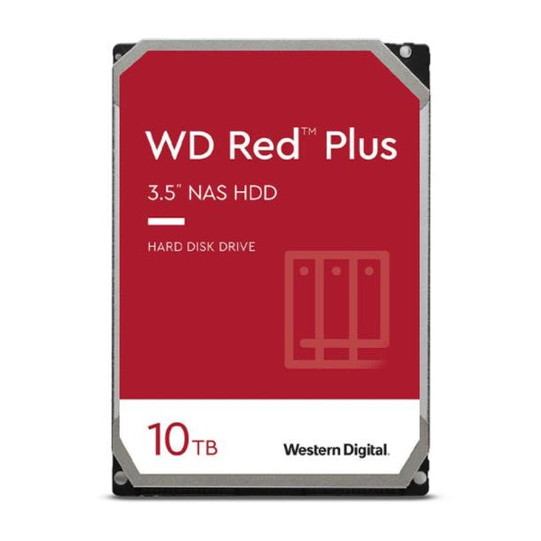Western Digital (WD101EFBX) Red Plus 10TB 3.5" NAS Hard Drive, 256MB 7200RPM, CMR
