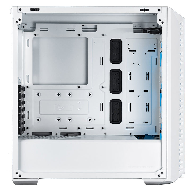 COOLER MASTER MASTERBOX MB520 WHITE, TG FRONT PANEL, 3X ARGB FAN, TG SIDE PANEL, ATX, ARGB