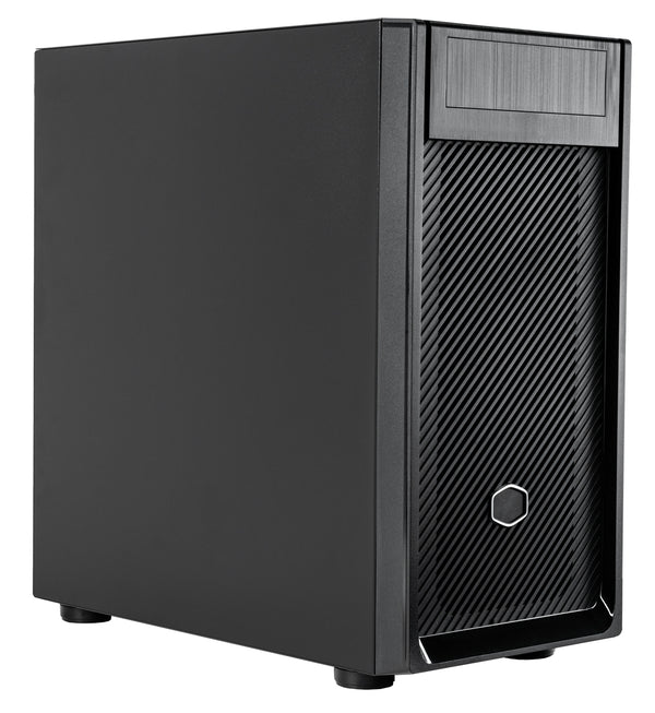 COOLER MASTER MASTERBOX E300 + ELITE 500W 230V PSU, MATX, LARGE FILTERED INTAKES, SUPPORT