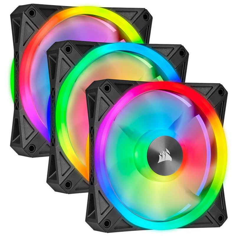 Corsair CO-9050098-WW QL120 RGB 120mm Triple Fan Kit with Lighting Node CORE