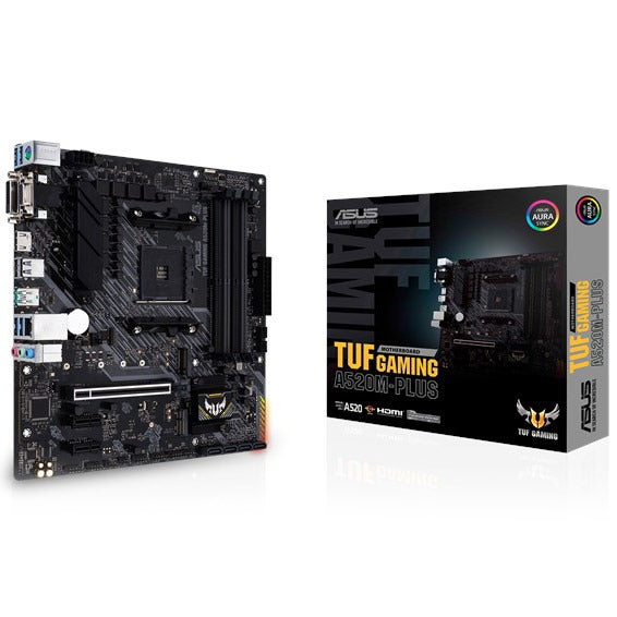 ASUS TUF GAMING A520M-PLUS Gaming Motherboard Socket AM4 AMD Micro ATX TUF GAMING A520M-PLUS