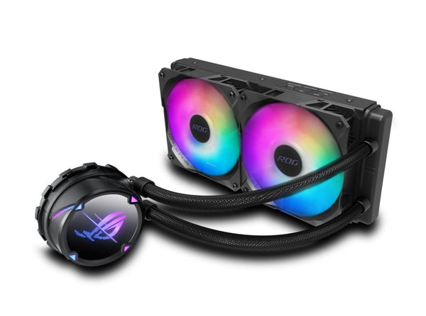 ASUS ROG STRIX LC II 240 ARGB All-in-one Liquid CPU Cooler, Dual ROG 120mm Addressable RGB Radiator Fan Intel LGA 1700/1150/1151 AMD AM4/AM5/TR4