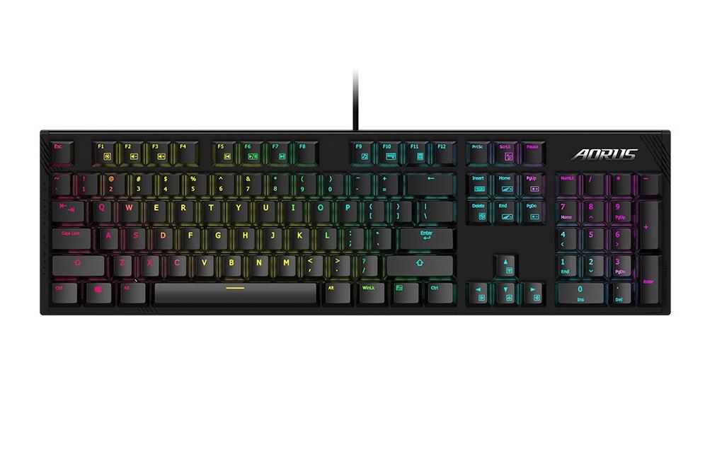 GIGABYTE AORUS K1 RGB Mechanical Gaming Keyboard - Cherry MX RED Switch