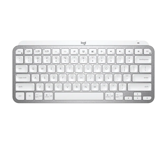 Logitech MX Keys Mini Wireless Illuminated Keyboard - Pale Gray