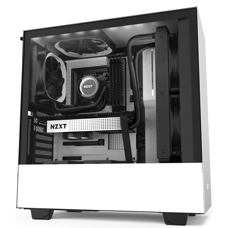 NZXT H510i mid ATX Tower White Case