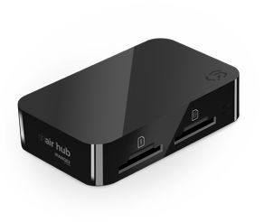 Laser Wireless ShAIR Hub - Black, 1xUSB 2xSD