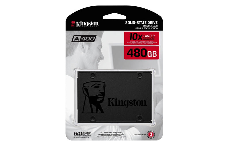 Kingston SSDNow A400 480GB SSD 2.5" SATA III Internal Solid State Drive PN SA400S37/480G