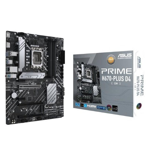 ASUS PRIME H670-PLUS D4-CSM ATX Motherboard