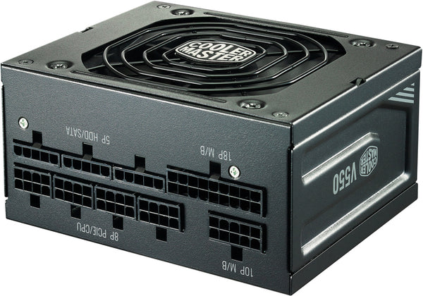 COOLER MASTER V SFX GOLD 550W, FULL MODULAR DESIGN, BLACK FLAT CABLE, 100% JAPANESE CAPACI