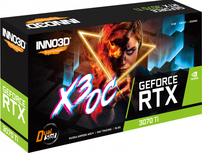 Inno3D GeForce RTX 3070 Ti X3 NVIDIA 8 GB GDDR6X