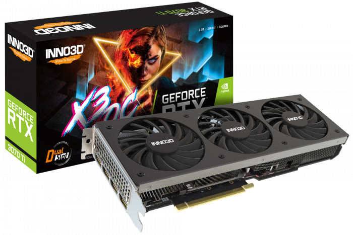 Inno3D GeForce RTX 3070 Ti X3 NVIDIA 8 GB GDDR6X