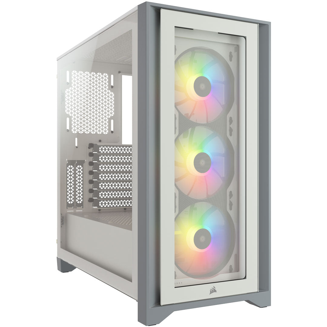 Corsair (CC-9011205-WW) 4000X RGB Mid Tower White ATX Case