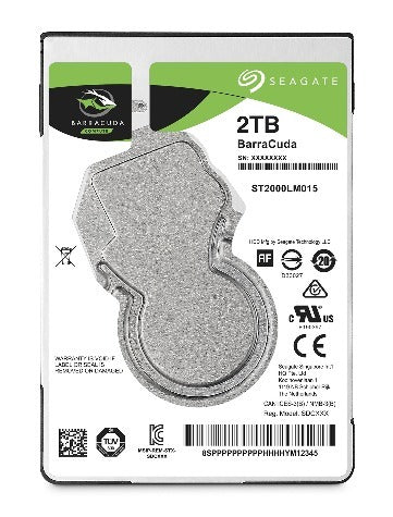 Seagate BarraCuda ST2000LM015 2TB 2.5" Internal Hard Drive