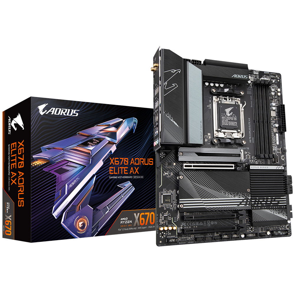 Gigabyte AMD AM5 X670/rev.1.0, ATX/MT7922A22M