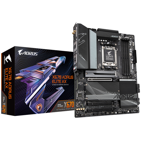 Gigabyte AMD AM5 X670/rev.1.0, ATX/MT7922A22M