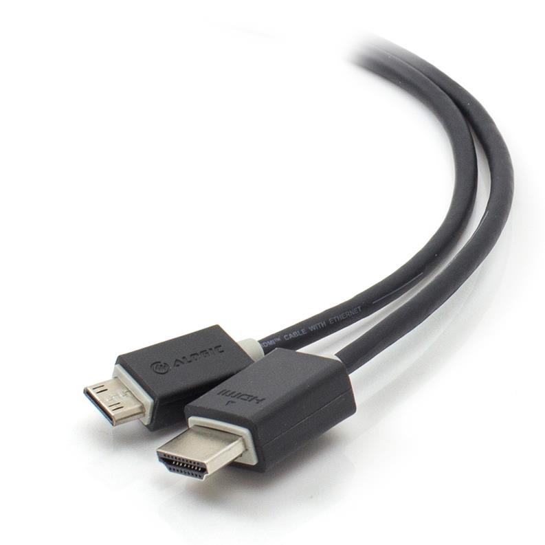 ALOGIC 2m PRO SERIES High Speed Mini HDMI to HDMI with Ethernet Cable Ver 2.0 - Male to Male