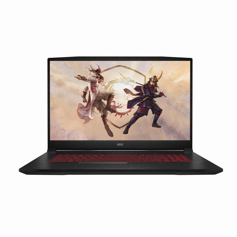 MSI Gaming GF76 12UE-019AU Katana i7-12700H Notebook 43.9 cm (17.3") Full HD Intel® Core™ i7 16 GB DDR4-SDRAM 1000 GB SSD NVIDIA GeForce RTX 3060 Wi-Fi 6 (802.11ax) Windows 11 Home Black