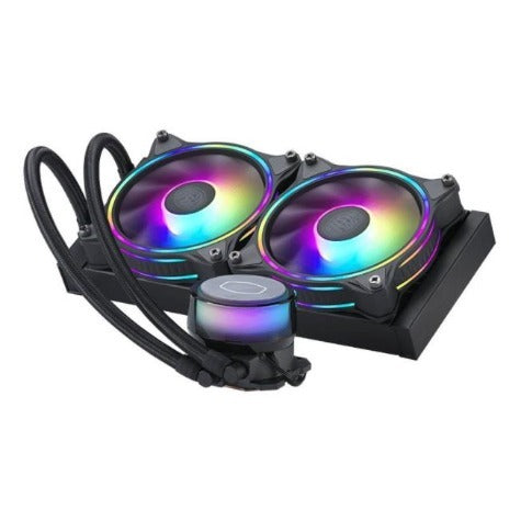 Cooler Master MasterLiquid ML240 Illusion ARGB AIO CPU Liquid Cooler - Black