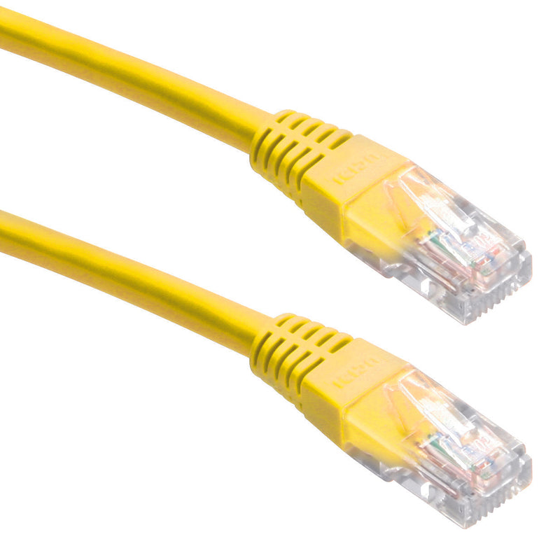 RJ45M to RJ45M Cat6a UTP Network Cable - 2M Yellow