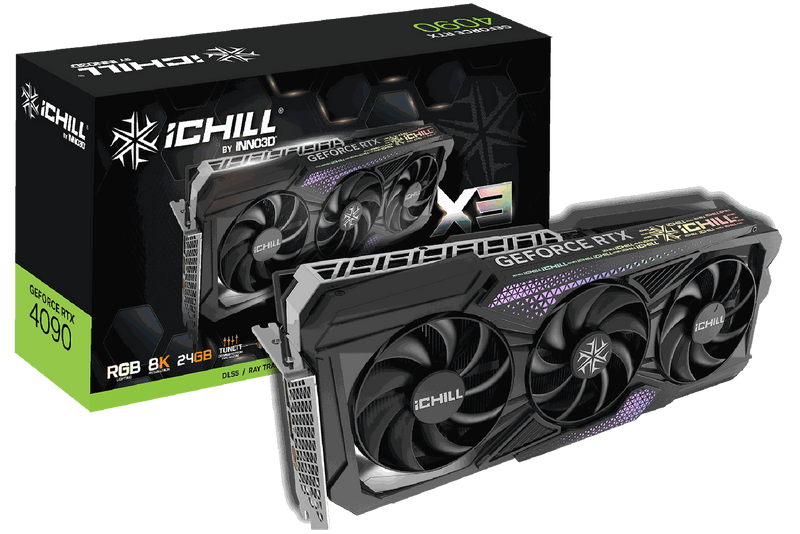 INNO3D C40903-246XX-1833VA47 GEFORCE RTX 4090 ICHILL X3 Graphics Card