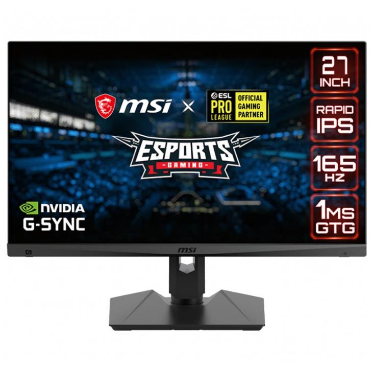 MSI Optix MAG274QRF 27" 2k QHD(2560x1440) 165Hz Rapid IPS G-Sync Gaming Monitor