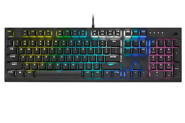 Corsair (CH-910D019-NA) K60 RGB Pro Mechanical Gaming Keyboard - Black, Cherry Viola Switches
