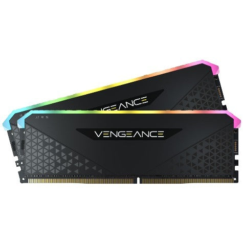 Corsair Vengeance RGB RS 16GB (2x8GB) DDR4 3600Mhz C18 Desktop Ram - Black