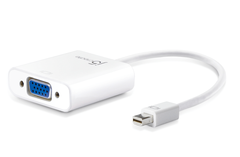 J5Create Mini DisplayPort (M) to VGA Adapter (F) (J5-JDA-112)