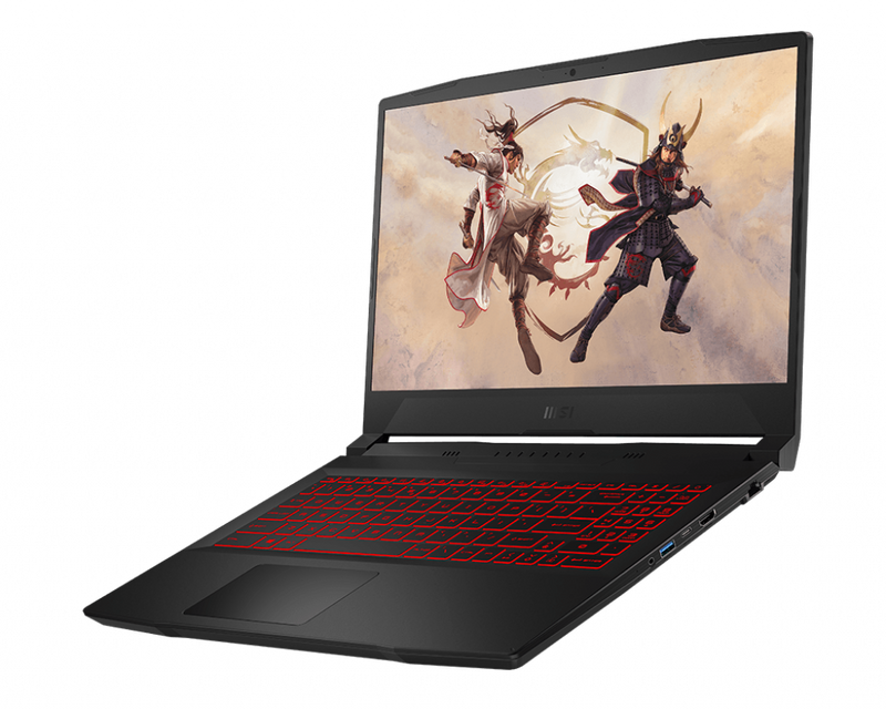 MSI  Katana GF66 12UC-657AU Gaming 15.6"Alder Lake i5-12450H DDR IV 8GB (3200MHz)512GB NVMe PCIe SSD Gen4x4 w/o DRAM Windows11 Home RTX3050 GDDR6 4GB