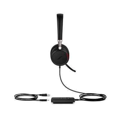 Yealink UH38 Headset Wired & Wireless Head-band Calls/Music USB Type-C Bluetooth Black