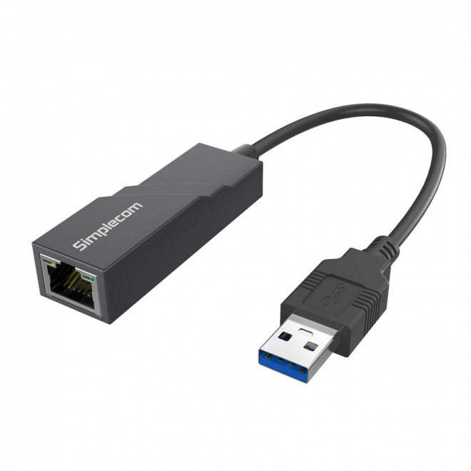 Simplecom NU301 SuperSpeed USB 3.0 to RJ45 Gigabit 1000Mbps Ethernet Network Adapter