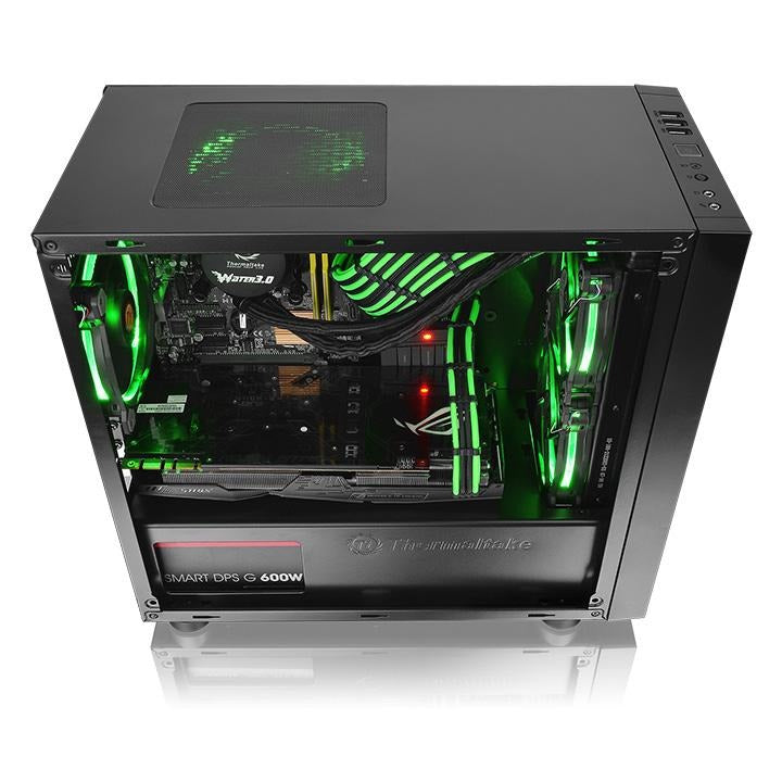 Thermaltake Versa H17 Window Micro-Tower Black Case