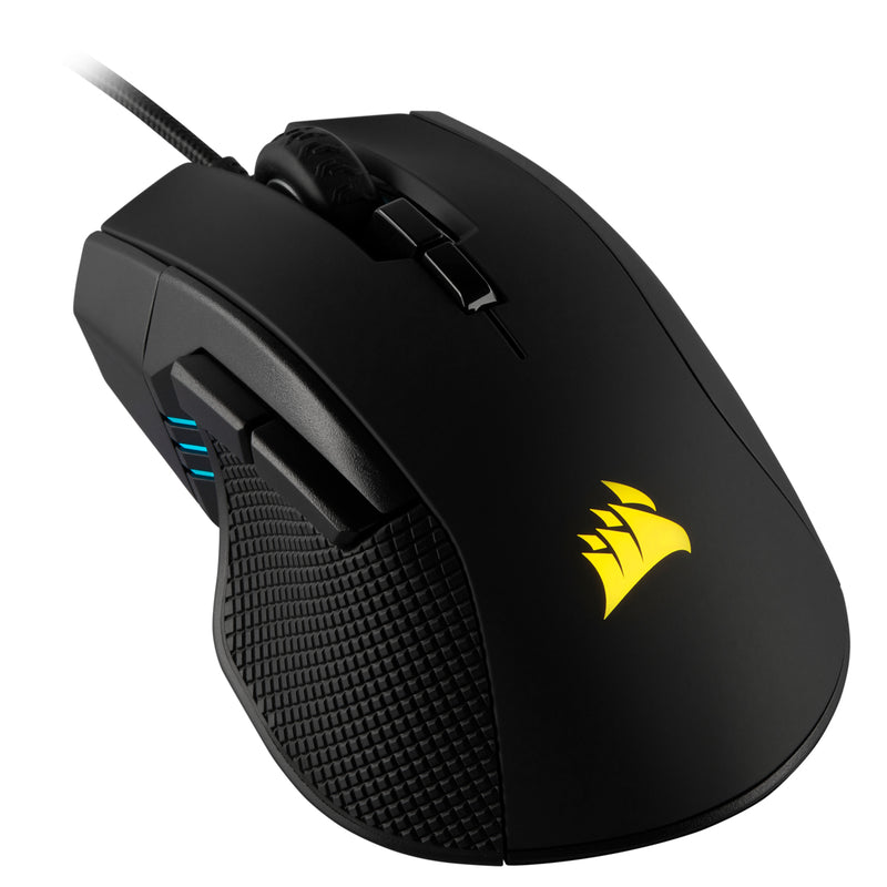 Corsair IRONCLAW RGB mouse USB Type-A Optical 18000 DPI Right-hand