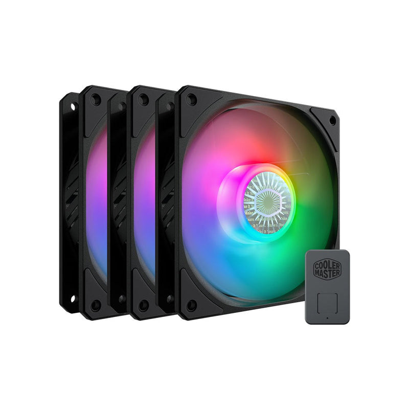 Cooler Master (MFX-B2DN-183PA-R1) SickleFlow 120mm ARGB Case Fan - 3 Pack