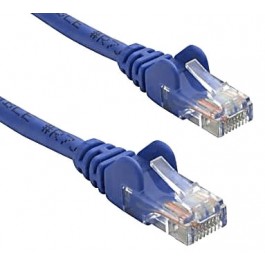 Anyware 0.25M Cat6 UTP Network Cable Blue, Snagless RJ45M to RJ45M
