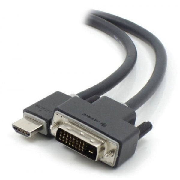 ALOGIC 2m DVI-D to HDMI Cable - Male to Male - Commercial Packaging