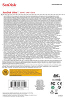 Sandisk Ultra memory card 16 GB SDHC Class 10 UHS-I