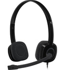 Logitech H151 Binaural Headset Black